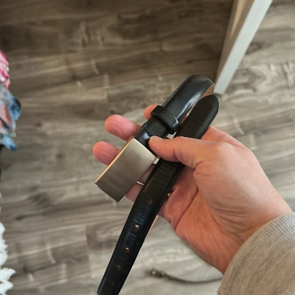 Two Belts (leopard from Target and Black and silver jcrew) in great used shape. - Picture 3 of 3